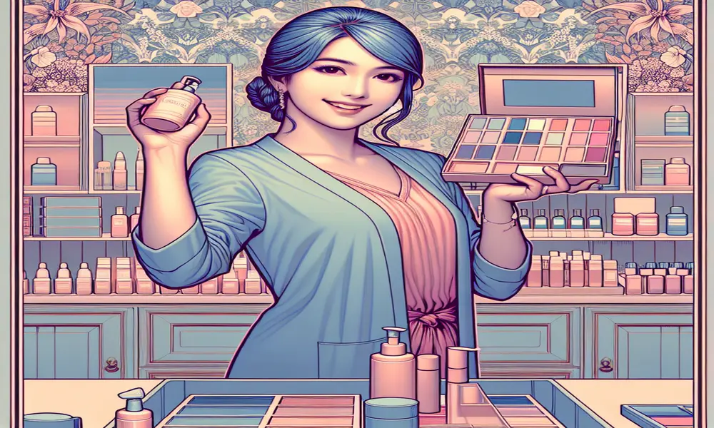 Máquina Ton para vendedora de cosmético