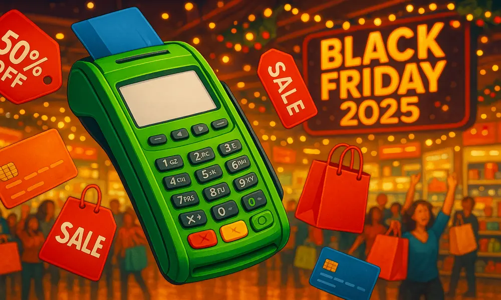 Maquininha de cartão black friday 2025