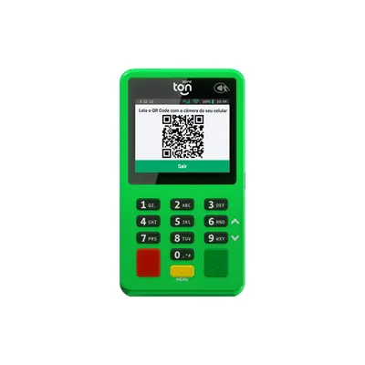 Máquininha de cartão Ton para CNPJ e CPF 4 Máquininha de cartão Ton para CNPJ e CPF