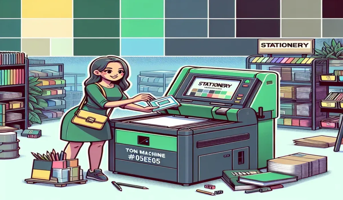 Máquina Ton para papelaria
