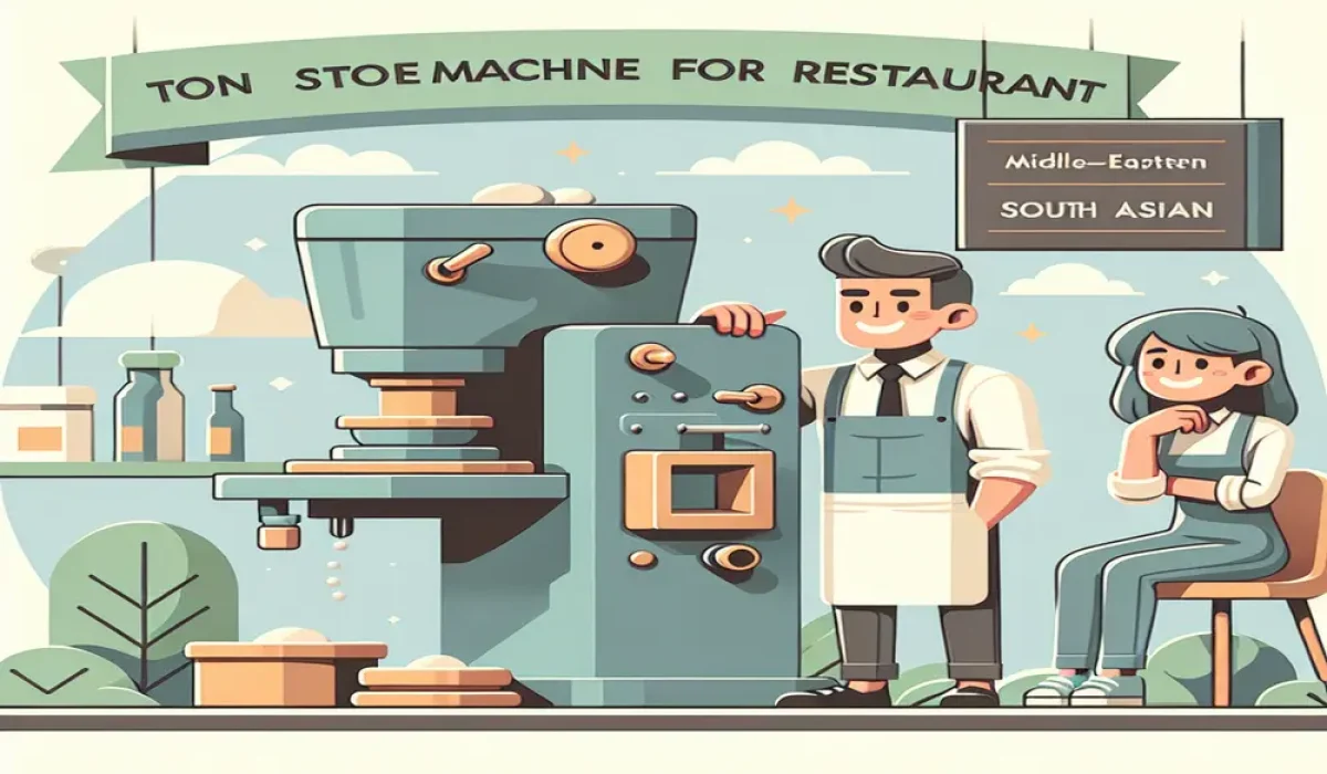 Máquina Ton Stone para restaurante