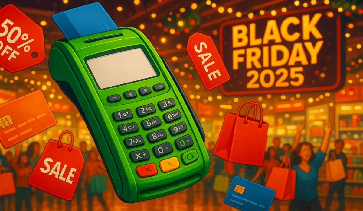 Maquininha de cartão black friday 2025