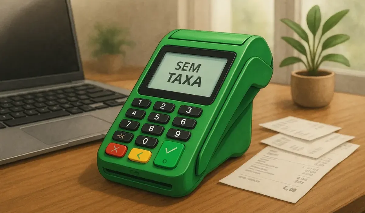 Maquininha de cartão sem taxa