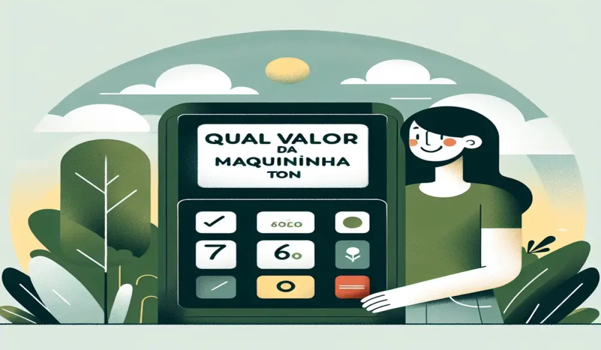 Qual valor da maquininha ton